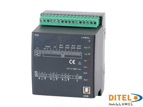 3-phase transducer of power network parameters P43